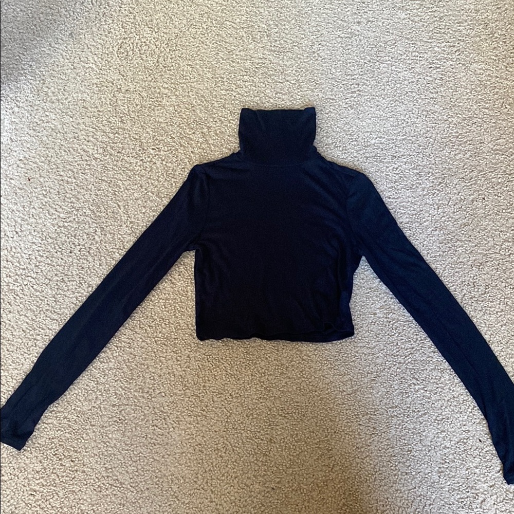 ARITZIA- Sunday Best long sleeve cropped turtleneck